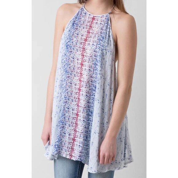 Free People Women's Large Tunic All Wrapped Up Tank Dress Summer Festival - Picture 9 of 11